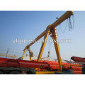 Best China manufacture 10t box type electric hoist single girder gantry crane MH model